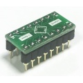 Adapter LGA16 3x3mm (0,5mm) --> DIL16 (PDIP16) 2,54/0.300"