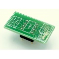 Adapter BGA24/WLCSP16(8) -->DIL8 dla pamięci szeregowych Flash, EEPROM i uP (simple)