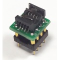 Adapter QFN8 / MLP8 / MLF8 / WSON8 (SMD)-->DIL8  eZIF  R=1,27mm  5x6mm