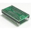 Adapter SOIC28 / SOP28 / SO28  (R=1,27mm) --> DIL28 (PDIP28  16,51mm/.650")