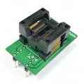 Adapter SSOP30 / TSSOP30 (R=0,65mm / W=250mils) -->DIL30 (R=2,54mm / W=300mils) Open Top ZIF 