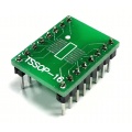 Adapter TSSOP16/SSOP16/MSOP16-->DIL16 (PDIP16  12,7mm)