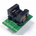 Adapter SSOP20 / TSSOP20 (R=0,65mm / W=200mils) -->DIL20 (R=2,54mm / W=300mils) Open Top ZIF 