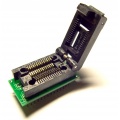 Adapter uniwersalny SOIC28 / SOP28 / SO28 (R=1,27mm / W=300mils) --> PDIP28 / DIL28 (R=2,54mm / W=470mils) Clam Shell ZIF