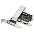 Kontroler portów 2xRS232 + LPT (combo) na złącze PCIe (MOSChip MCS9901)