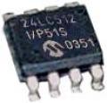 Pamięć EEPROM 24C512 (Microchip) SMD