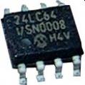 Pamięć EEPROM 24C64 (Microchip) SMD