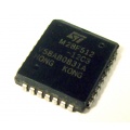 Pamięć FLASH 28F512 ST PLCC32 (SMD), –40°C do +125°C