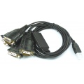 Poczwórny konwerter USB-RS232 kabel (FTDI FT4222) 