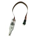Sonda pomiarowa (klips) QFN8 6x5  (WSON 8-pin R=1,27mm 6x5mm) z przewodem i adapterem DIL8