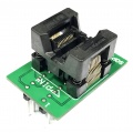 Adapter SSOP24 / TSSOP24 (R=0,65mm / W=200mils) -->DIL24 (R=2,54mm / W=300mils) Open Top ZIF 