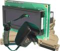 Zestaw wyświetlacza LCD 4x20 Amber Negative (LED) z interface'm LPT do PC