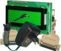 Zestaw wyświetlacza LCD 4x20 (LED) z interface'm LPT do PC